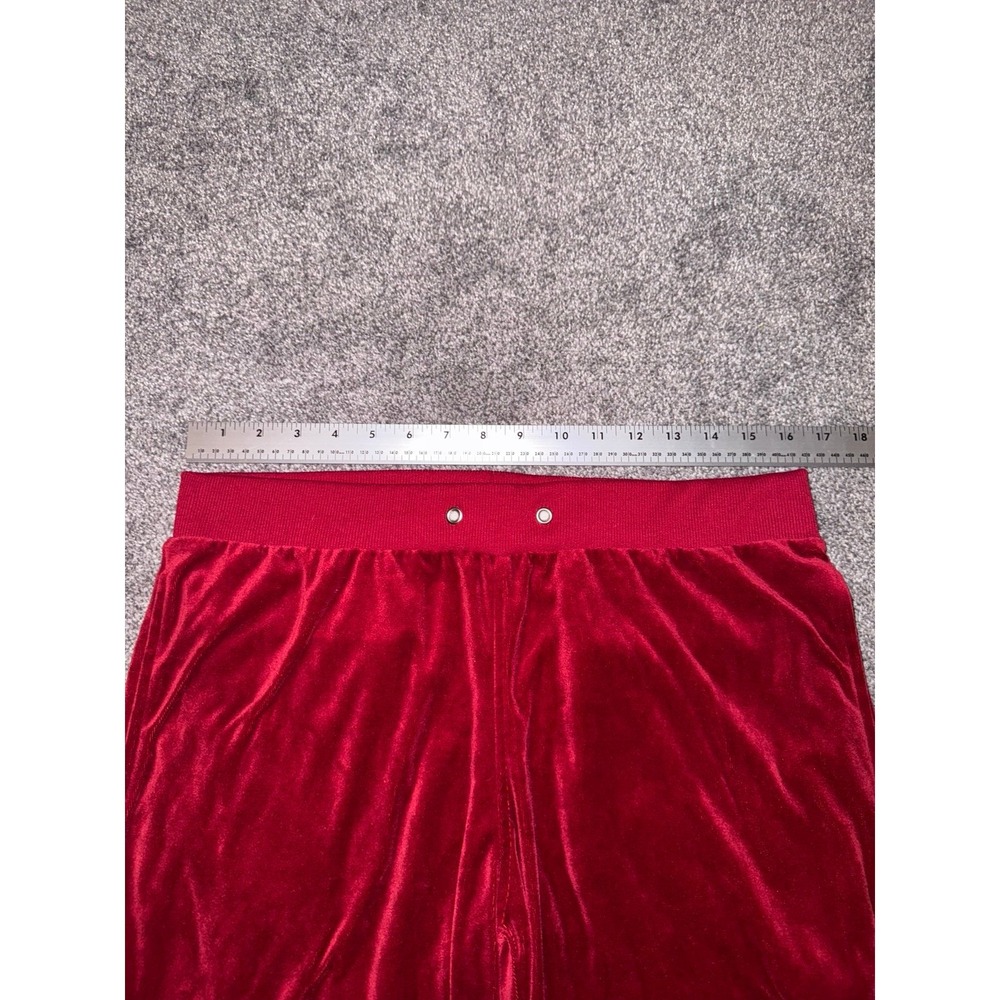 Women's Red Velour / Velvet Tracksuit Set - Size Large - Picture 6 of 12